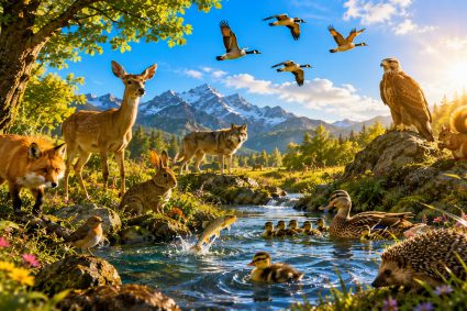 🌿 TRACCE DELLA CREAZIONE | 🧠 Episodio 1 – Conoscenza senza libri – L’istinto come fondamento della vita | 🦌 La saggezza nel regno animale